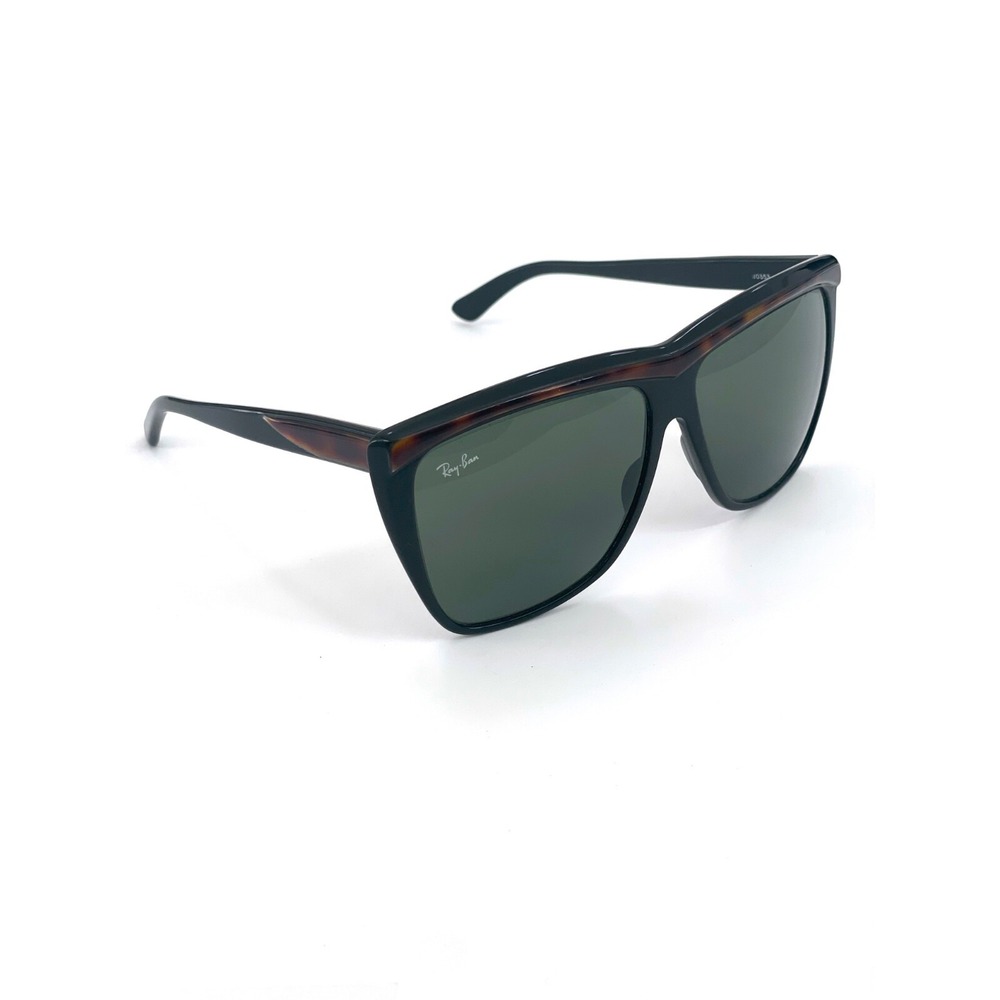 Vintage Ray-Ban B&L Marnie W0353 Tortoise Black Sunglasses 1990s USA Rare
